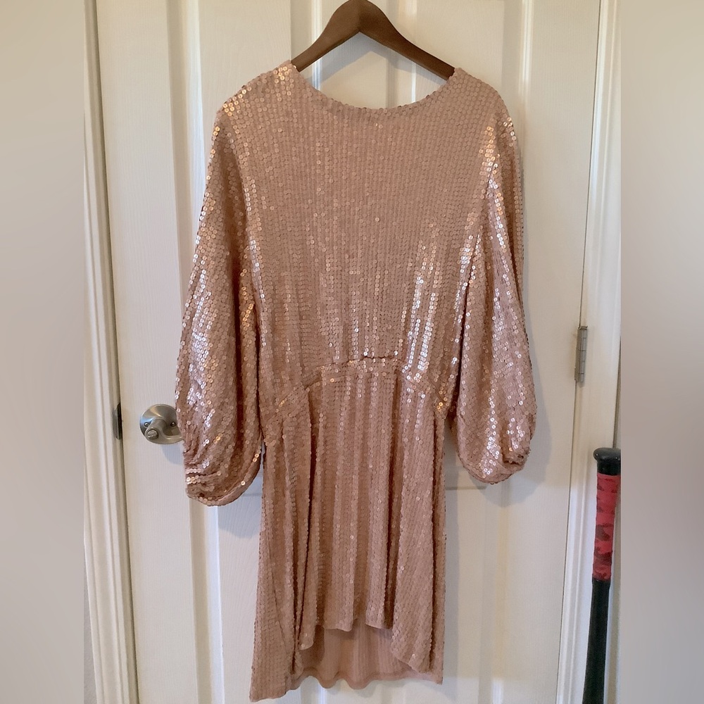 Show me your MuMu Genevieve Sparkling Sequin Mini Dress